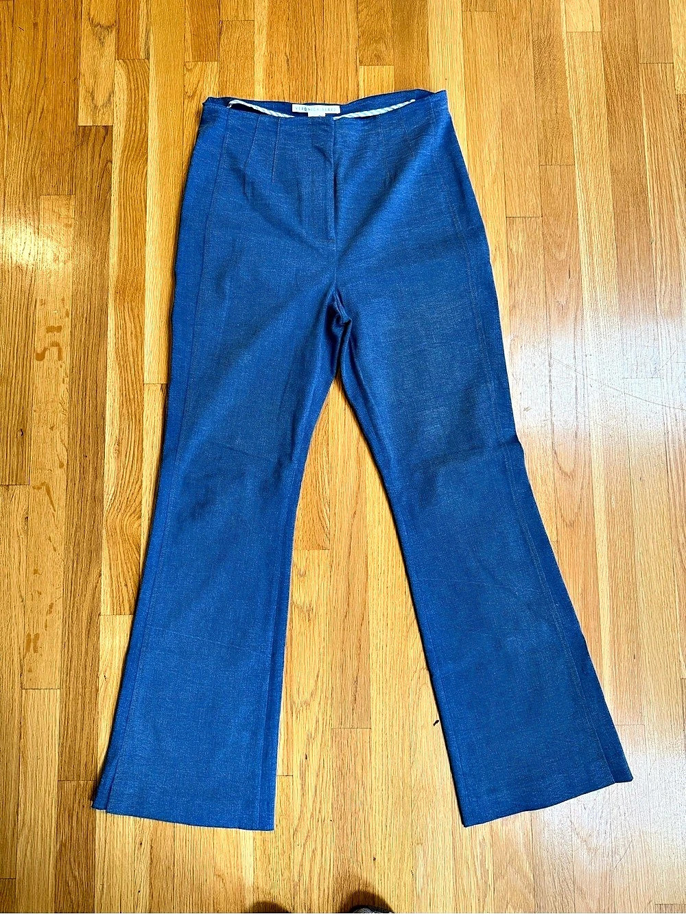 Veronica Beard Beverly Skinny-Flare Jeans Blue Size 10